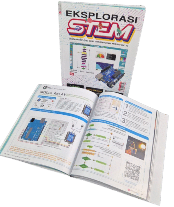 Eksplorasi STEM – Self-Learning Book with QR Video Projects (FlowLogic 6)
